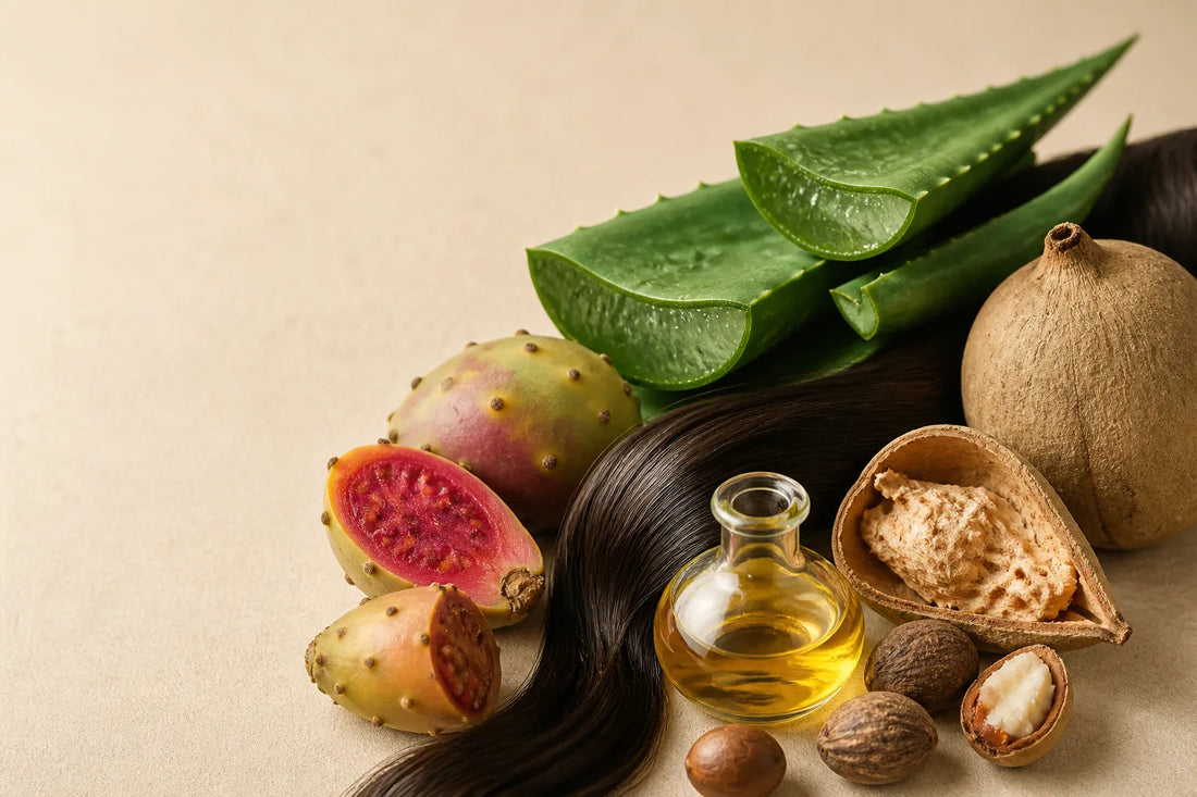 Aloe vera, figue de barbarie et actifs capillaires