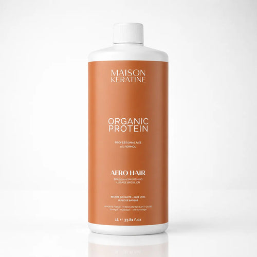 Bouteille 1L format coiffeur professionnel lissage brésilien sans formol Afro Hair Maison Kératine