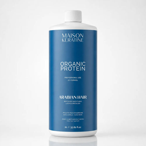 Bouteille 1L format professionnel lissage brésilien sans formol Arabian Hair Maison Kératine
